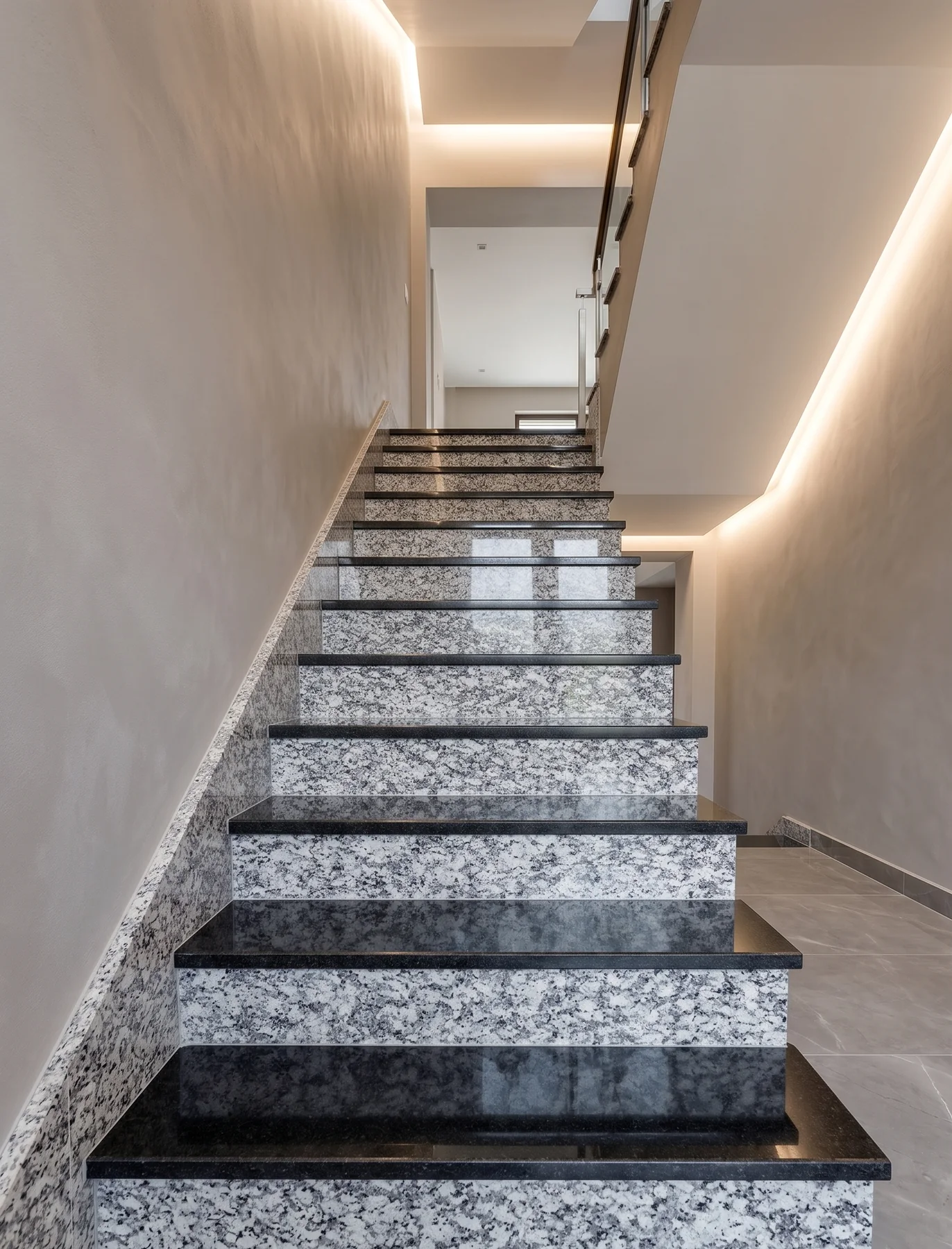 Granite staircase from supplied staircase photography